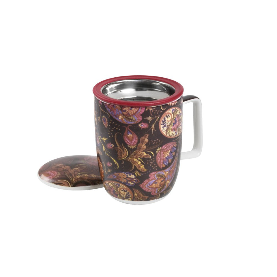 Caneca de Porcelana Mug Harmony Paisley - Tea Shop