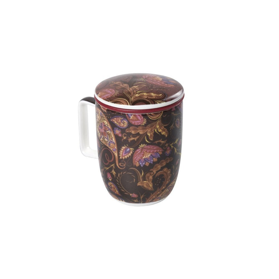 Caneca de Porcelana Mug Harmony Paisley - Tea Shop - Tea Shop Brasil