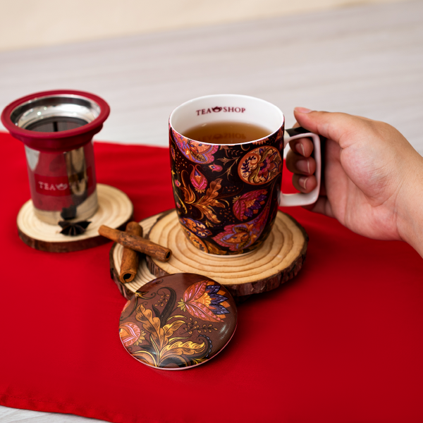 Caneca de Porcelana Mug Harmony Paisley - Tea Shop