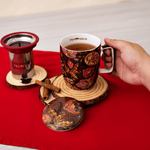 Caneca de Porcelana Mug Harmony Paisley - Tea Shop - Tea Shop Brasil