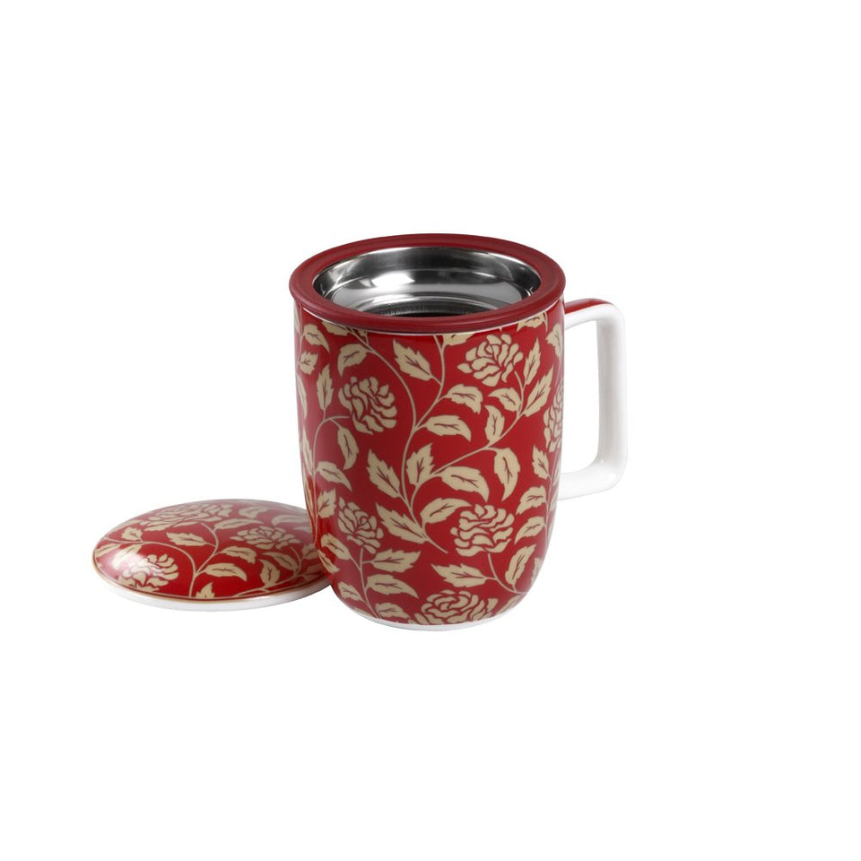 Caneca de Porcelana Mug Harmony Rosae - Tea Shop