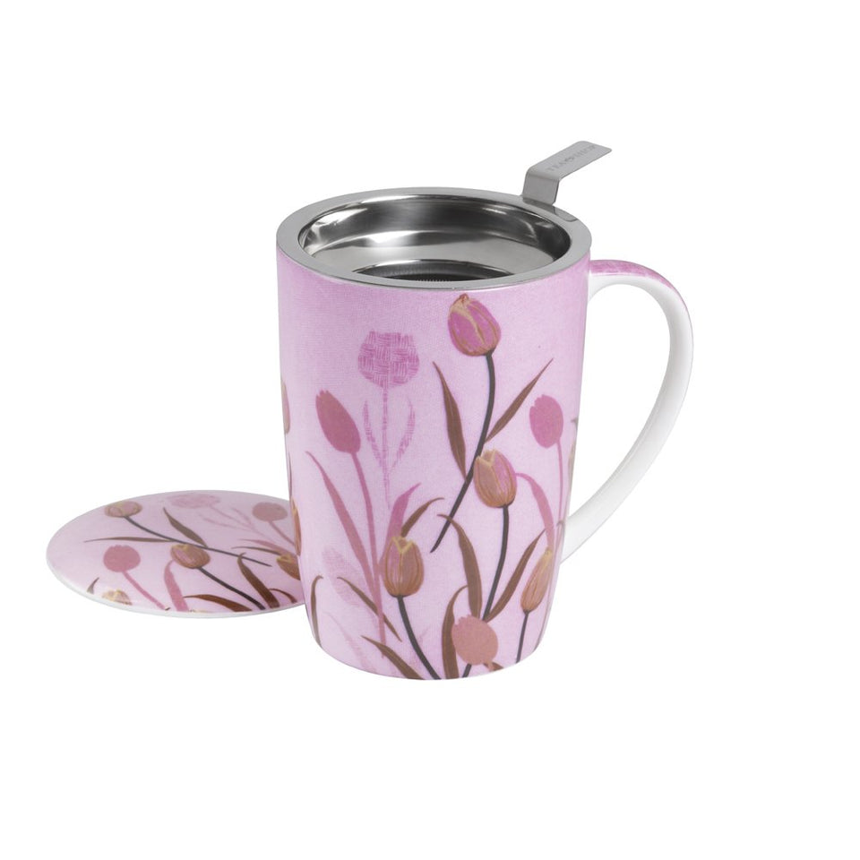 Caneca de Porcelana Mug Super Jumbo Lisse - Tea Shop