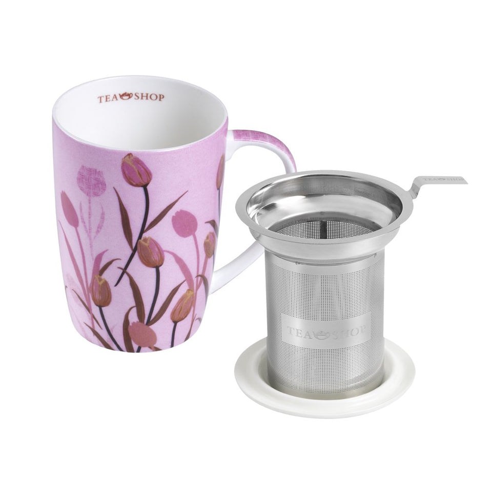 Caneca de Porcelana Mug Super Jumbo Lisse - Tea Shop