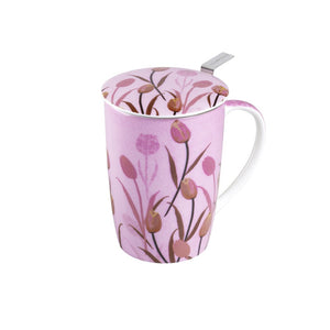 Caneca de Porcelana Mug Super Jumbo Lisse - Tea Shop