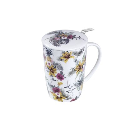 Caneca de Porcelana Mug Super Jumbo Tropical - Tea Shop