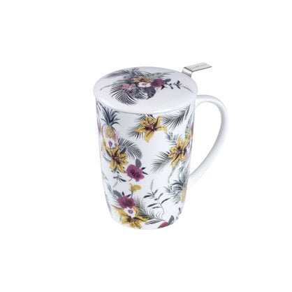 Caneca de Porcelana Mug Super Jumbo Tropical - Tea Shop - Tea Shop Brasil