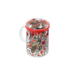 Caneca de Vidro All In One Mug Peafowl - Tea Shop - Tea Shop