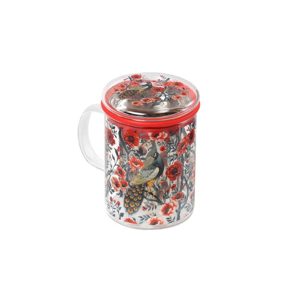 Caneca de Vidro All In One Mug Peafowl - Tea Shop - Tea Shop
