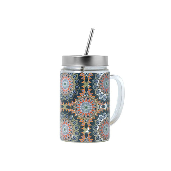 Caneca de Vidro Glass Jar Basil - Tea Shop - Tea Shop Brasil