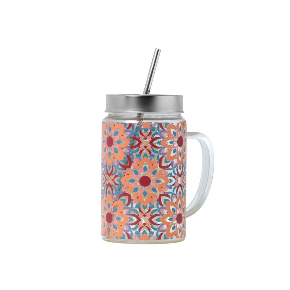 Caneca de Vidro Glass Jar Berry - Tea Shop - Tea Shop Brasil