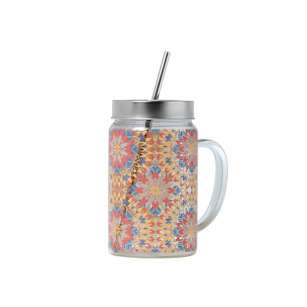 Caneca de Vidro Glass Jar Sky - Tea Shop - Tea Shop Brasil