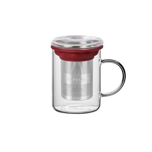 Caneca de Vidro Mug All In One Carmine