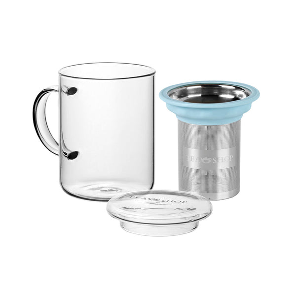 Caneca de Vidro Mug All In One Sky - Tea Shop Brasil