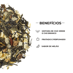Chá Branco Fresh Melon - Tea Shop Brasil