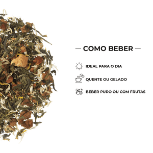 Chá Branco Sunny Peach - Tea Shop - Tea Shop Brasil