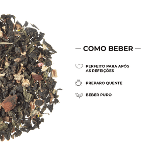Chá Oolong Spicy Strawberry - Tea Shop - Tea Shop Brasil