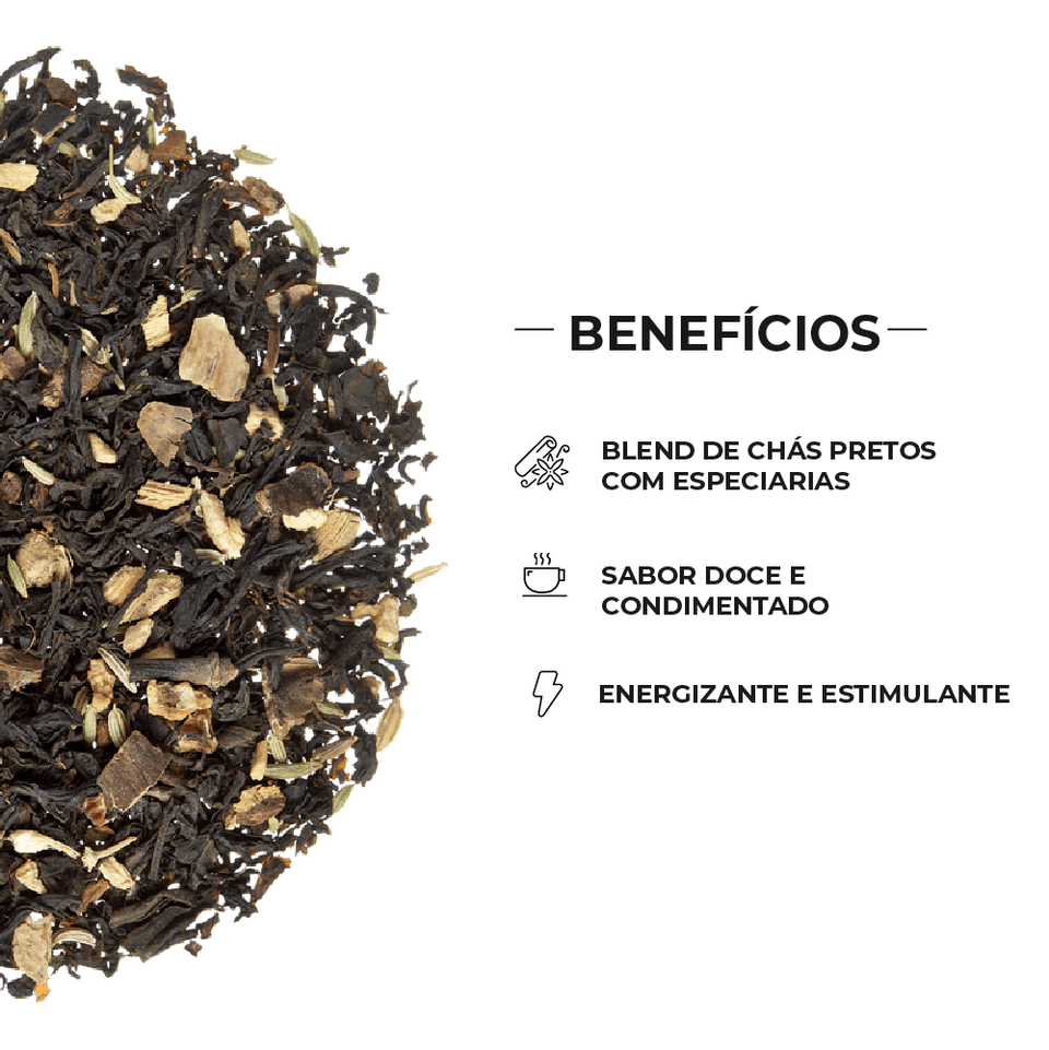 Chá Preto Chai Latte - Tea Shop - Tea Shop Brasil