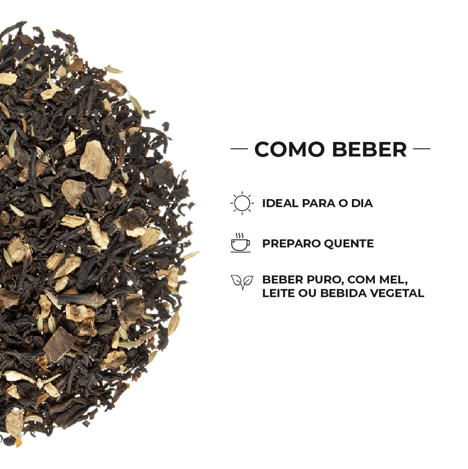 Chá Preto Chai Latte - Tea Shop - Tea Shop Brasil