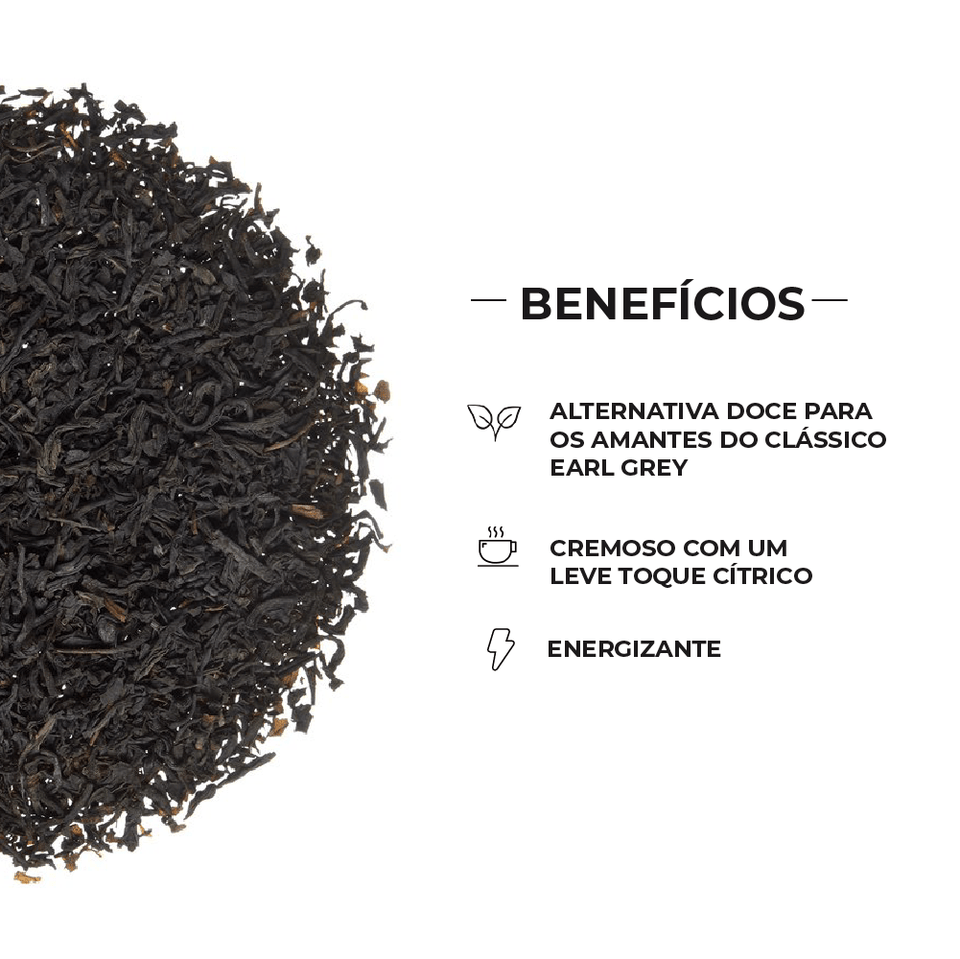Chá Preto Earl Grey Crème - Tea Shop - Tea Shop Brasil