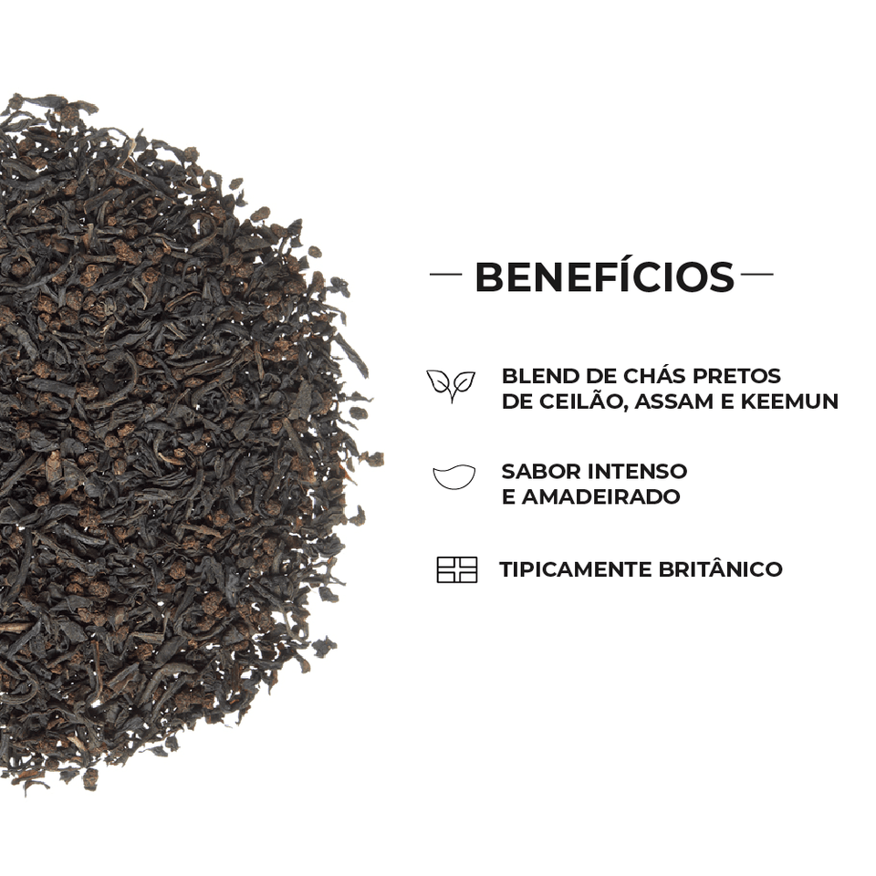 Chá Preto Royal British Blend - Tea Shop - Tea Shop Brasil