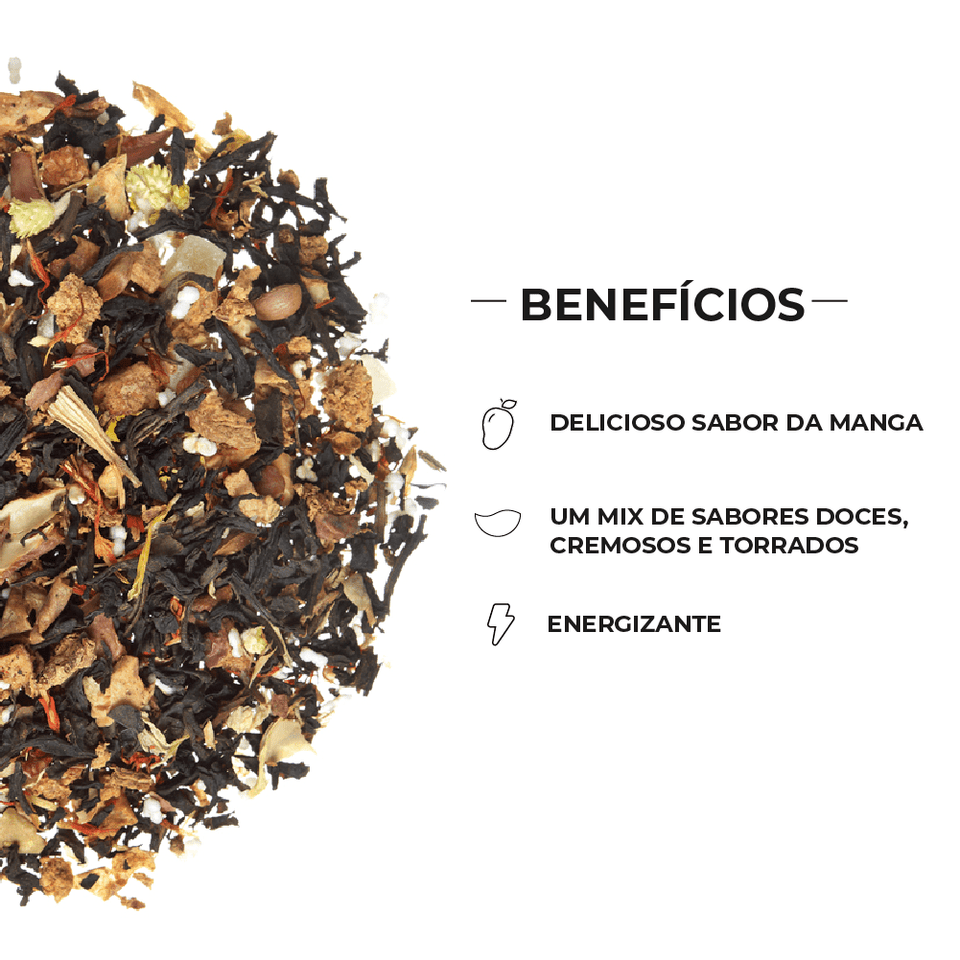 Chá Preto Vital Mango - Tea Shop - Tea Shop Brasil