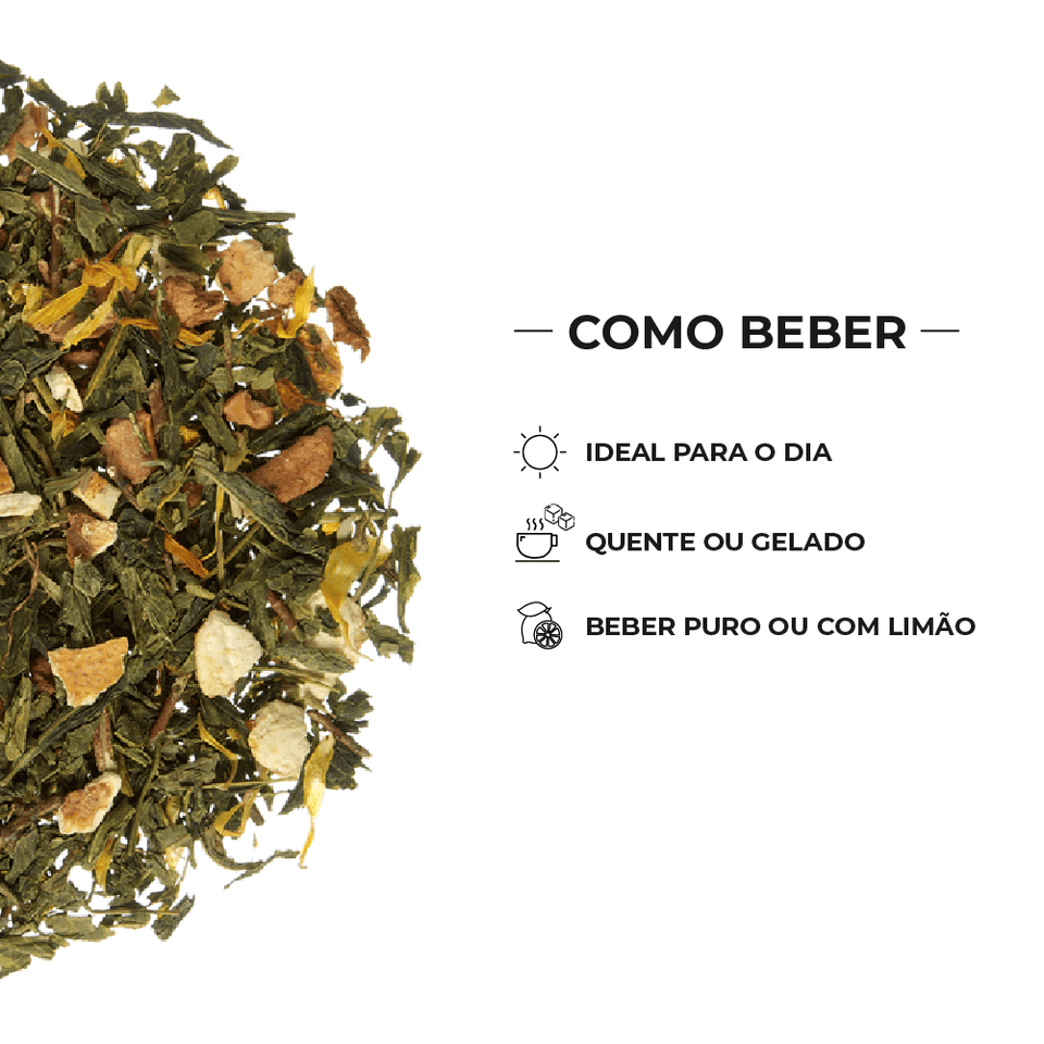 Chá Verde Ging Dry Tea - Tea Shop - Tea Shop Brasil