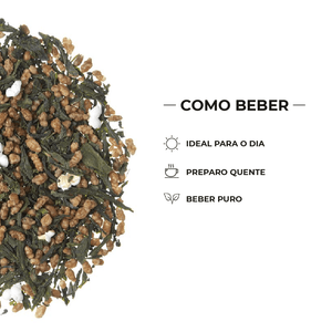 Chá Verde Japan Genmaicha - Tea Shop - Tea Shop Brasil