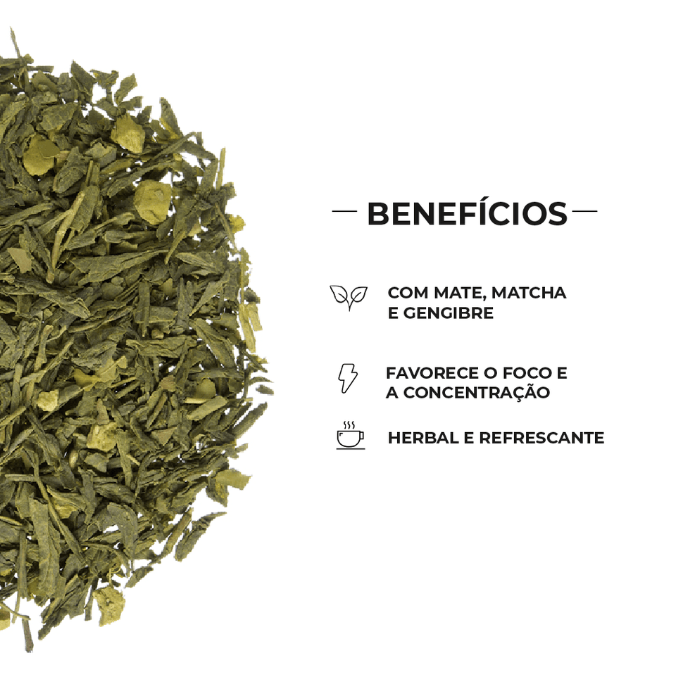 Chá Verde Ushuaia Ginger Citrus - Tea Shop - Tea Shop Brasil