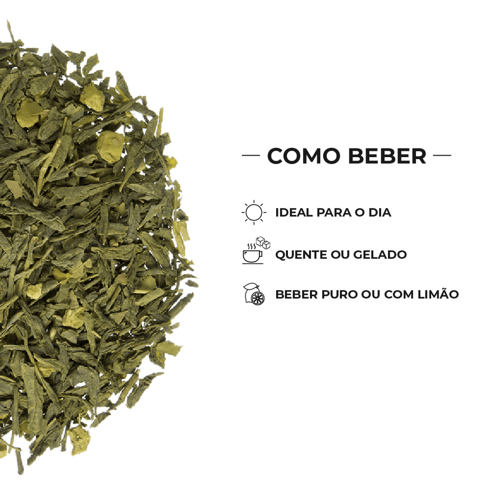 Chá Verde Ushuaia Ginger Citrus - Tea Shop - Tea Shop Brasil