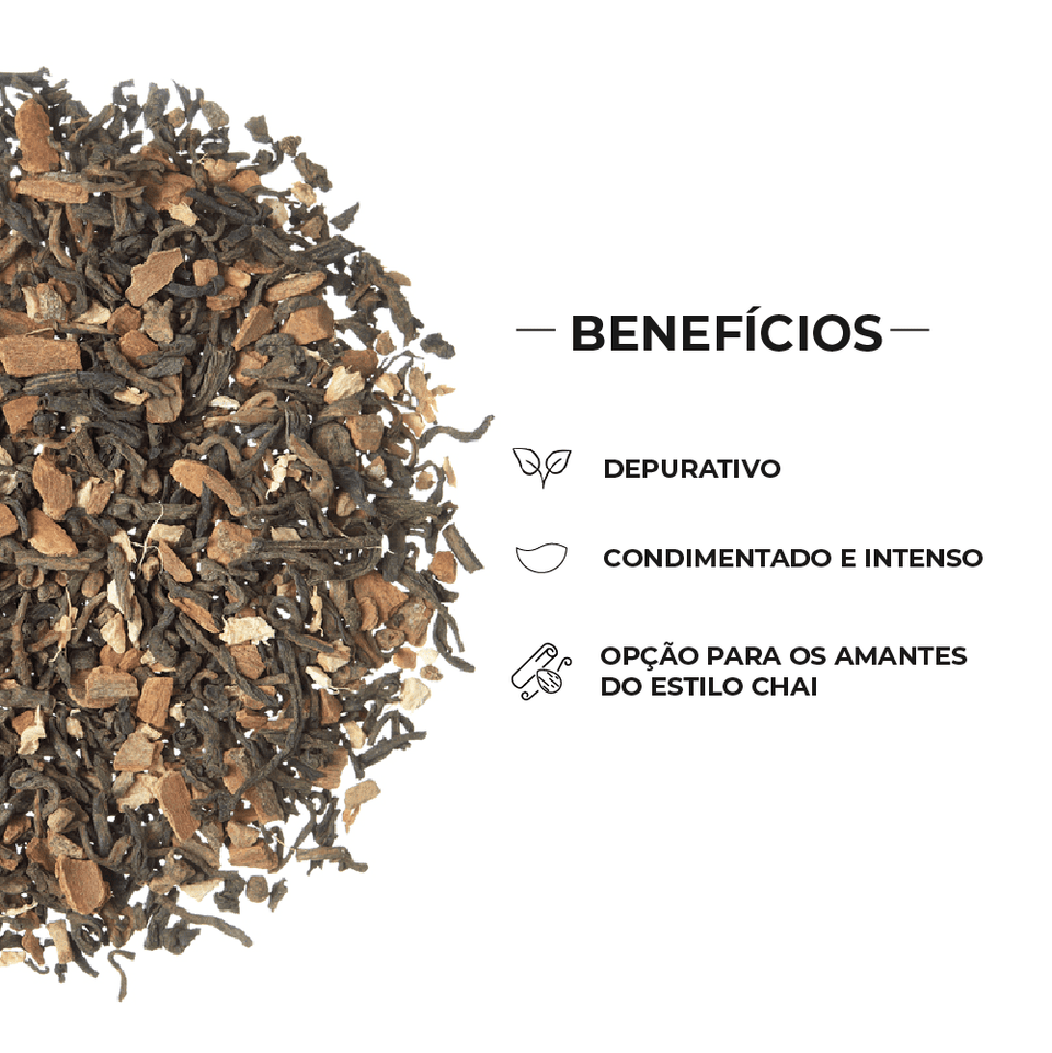 Chá Vermelho Pu Erh Chai - Tea Shop - Tea Shop Brasil