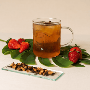 Chá Vermelho Strawberry Cream - Tea Shop - Tea Shop Brasil