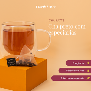 Chai Latte - Caixa Sachês Piramidais (10 Saches)