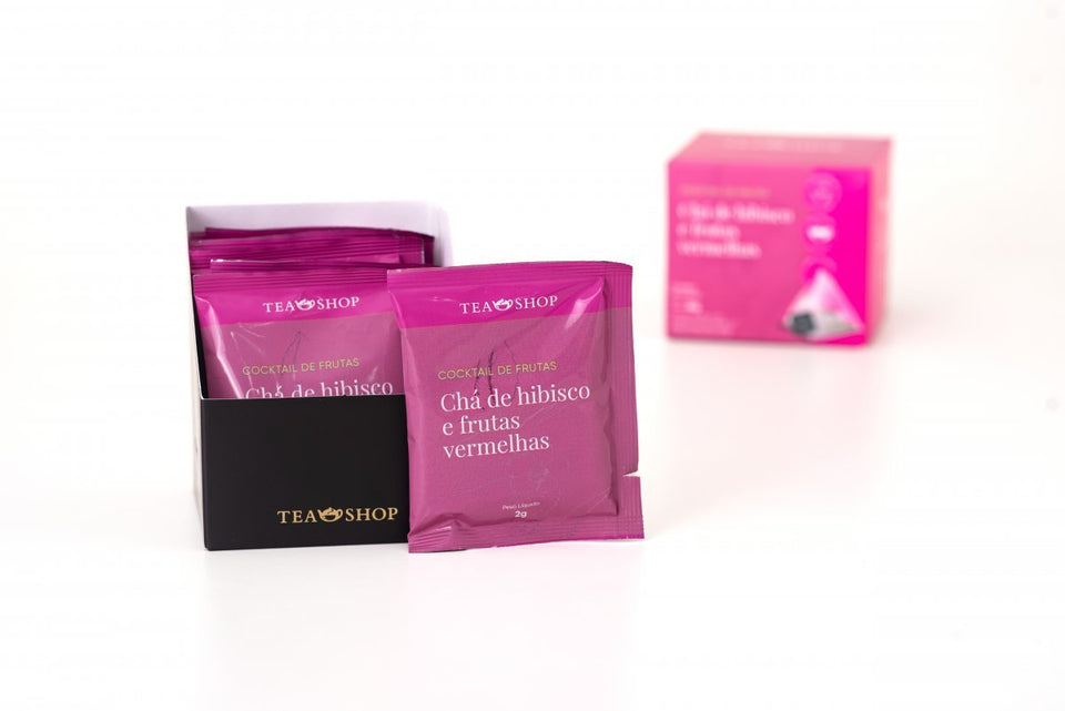 Cocktail De Frutas - Caixa Sachês Piramidais (10 Saches) - Tea Shop Brasil