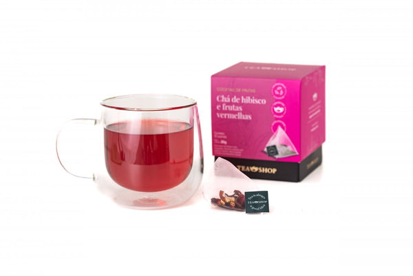 Cocktail De Frutas - Caixa Sachês Piramidais (10 Saches) - Tea Shop Brasil