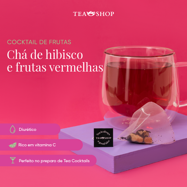 Cocktail De Frutas - Caixa Sachês Piramidais (10 Saches)