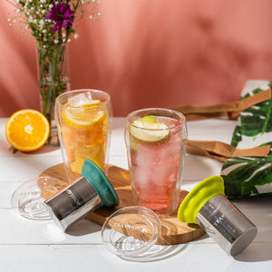 Copo de Vidro All In One Jumbo Basil - Tea Shop Brasil