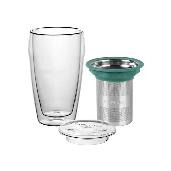 Copo de Vidro All In One Jumbo Basil - Tea Shop Brasil