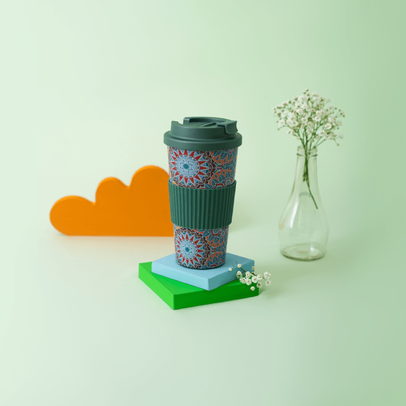 Copo para viagem Take Away Mug Basil 450ml - Tea Shop - Tea Shop Brasil