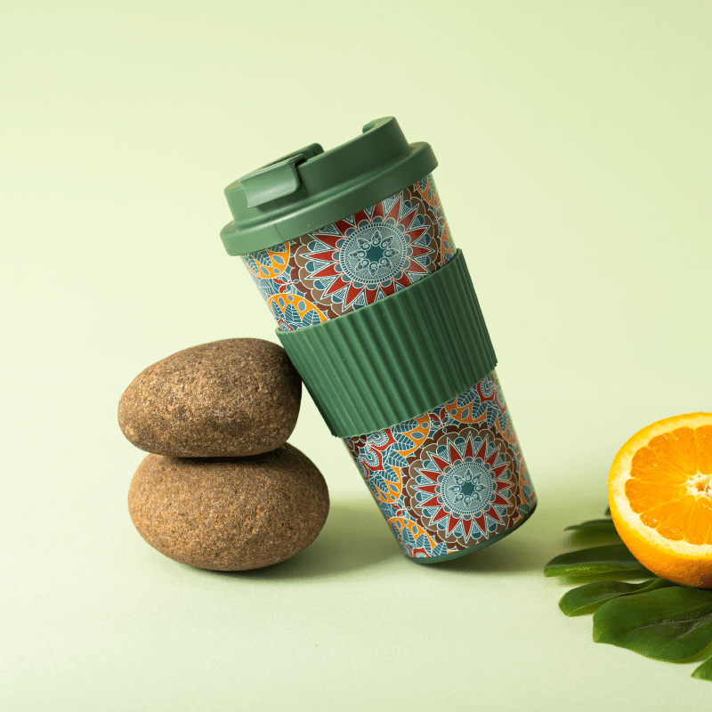 Copo para viagem Take Away Mug Basil 450ml - Tea Shop - Tea Shop Brasil