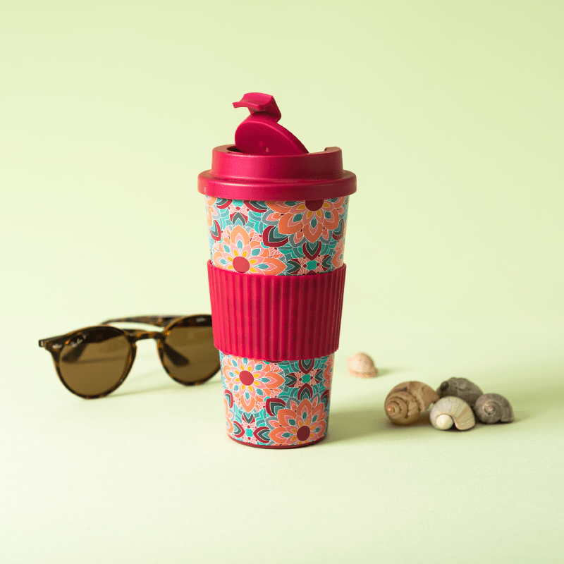 Copo para viagem Take Away Mug Berry 450ml - Tea Shop - Tea Shop Brasil