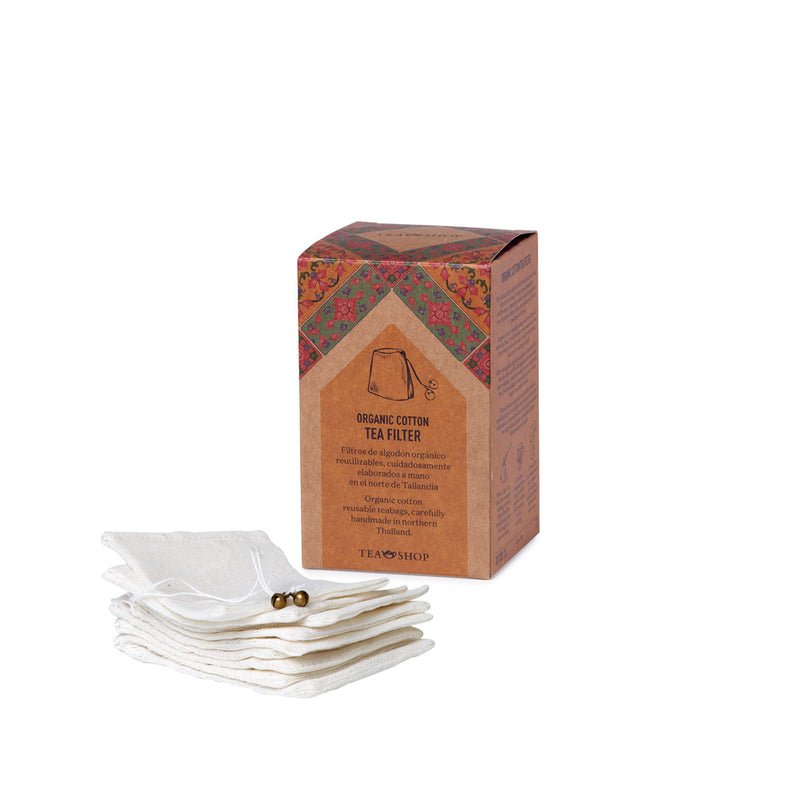 Cotton Tea Filter - Filtro de algodão biológico artesanal - Tea Shop Brasil