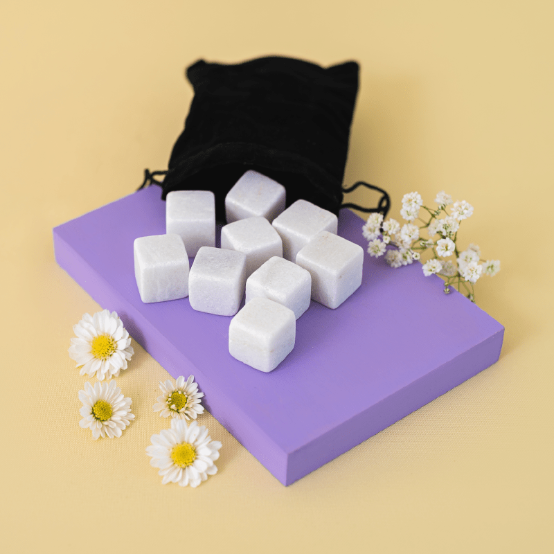 Cubos de Mármore para refrescar bebidas Marble Ice Cubes - Tea Shop - Tea Shop Brasil