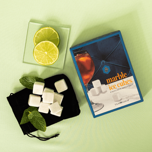 Cubos de Mármore para refrescar bebidas Marble Ice Cubes - Tea Shop - Tea Shop Brasil