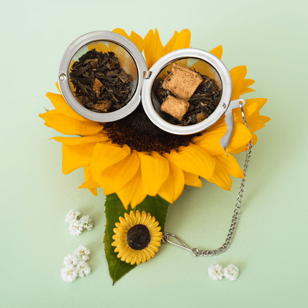 Filtro Bola inox Infusor Girassol - Tea Shop - Tea Shop Brasil