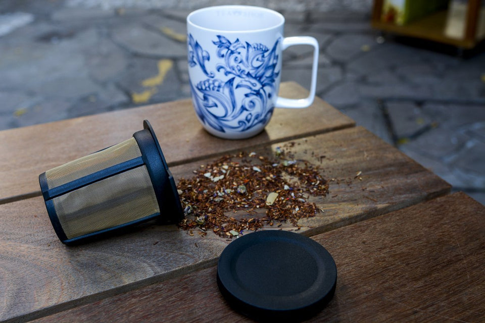 Filtro para Chá com Tampa - Tea Shop - Tea Shop Brasil