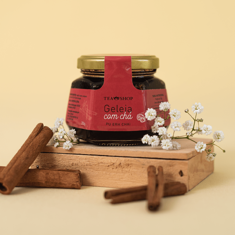 Geleia com Chá - Pu Erh Chai - Tea Shop Brasil