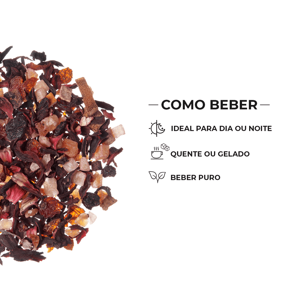 Infusão Cocktail de Frutas - Tea Shop - Tea Shop Brasil