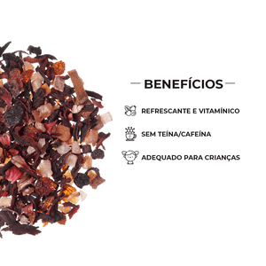 Infusão Cocktail de Frutas - Tea Shop - Tea Shop Brasil