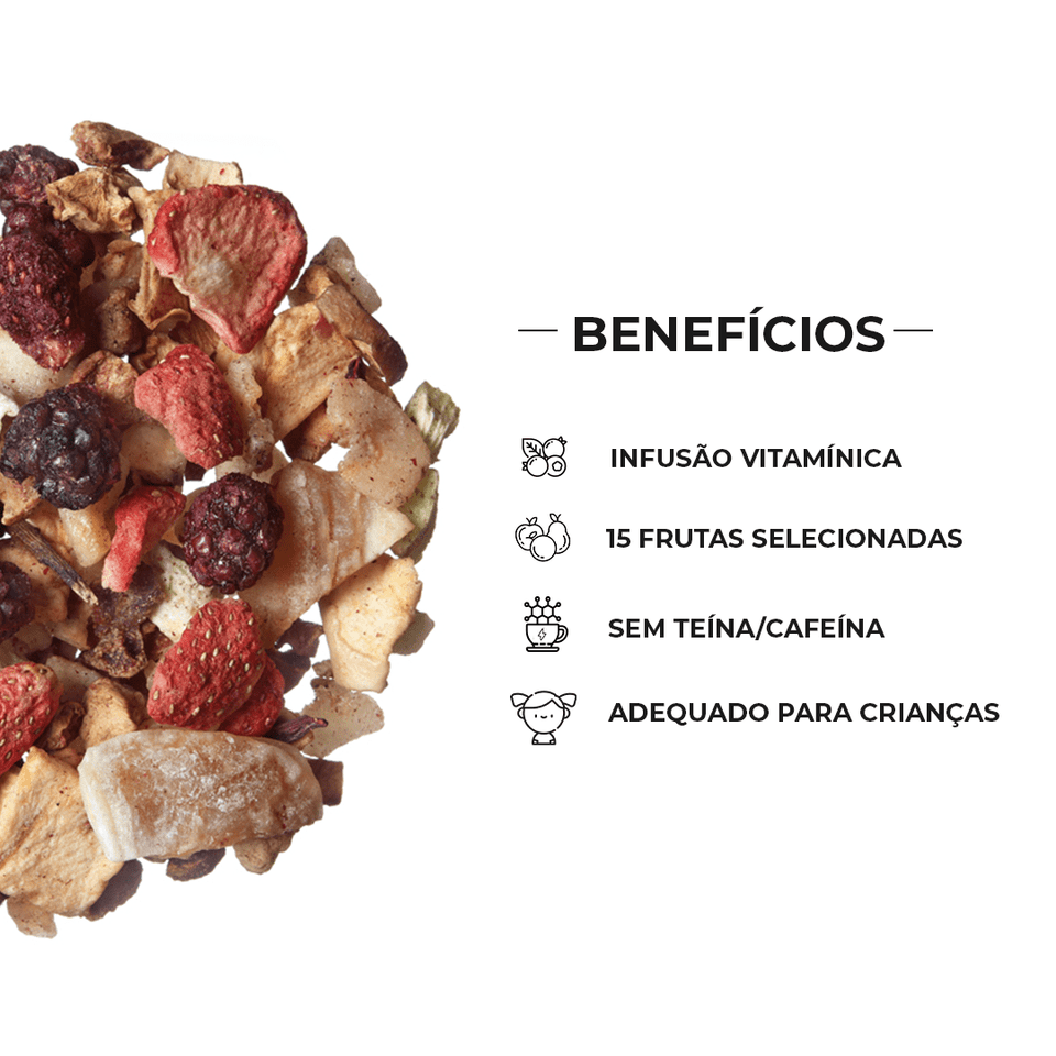 Infusão Fruit Explosion - Tea Shop - Tea Shop Brasil