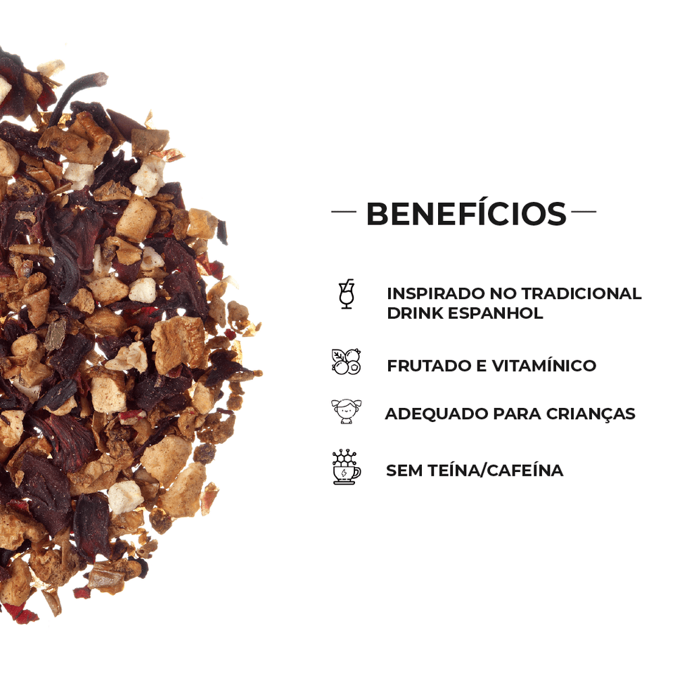 Infusão Sangria Tea - Tea Shop - Tea Shop Brasil